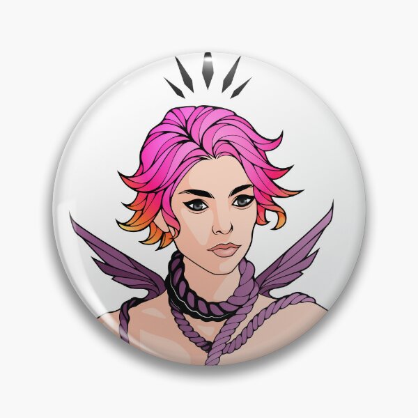 Item preview, Anime Non Binary Angel with Wings  designed and sold by ObsidianDaz.