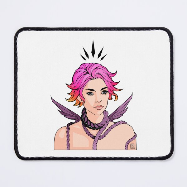 Item preview, Anime Non Binary Angel with Wings designed and sold by ObsidianDaz.