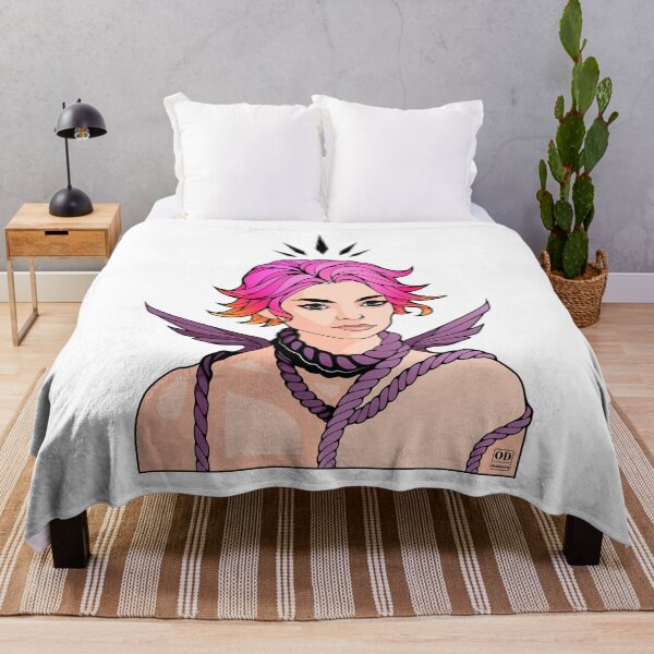 Item preview, Anime Non Binary Angel with Wings  designed and sold by ObsidianDaz.