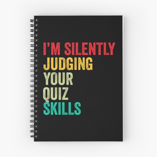 Item preview, Quiz Lovers Gift, Funny I'm Silently Judging Your Quiz Skills designed and sold by vzrnmichsudops.