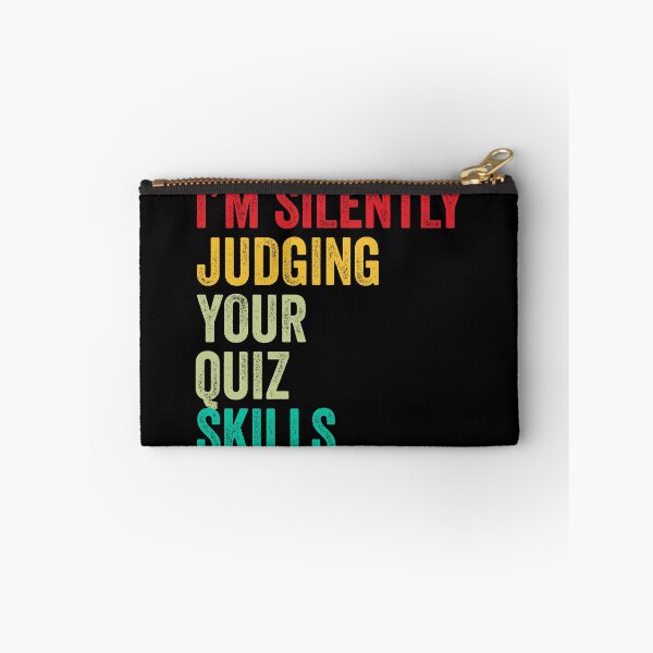 Item preview, Quiz Lovers Gift, Funny I'm Silently Judging Your Quiz Skills designed and sold by vzrnmichsudops.
