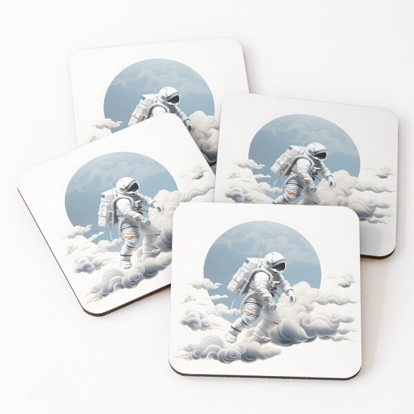Item preview, Astronaut is walking on the clouds designed and sold by ooHalloo.