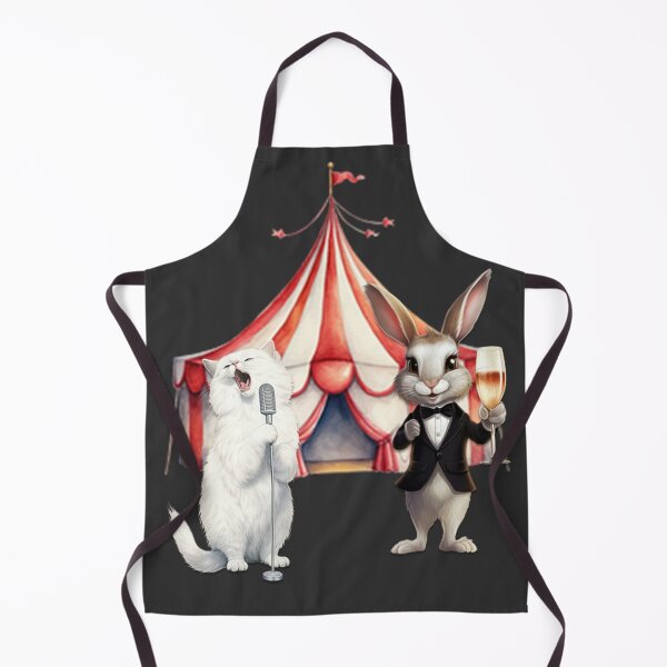 Item preview, circus tent party cat and rabbit designed and sold by GAGO5.