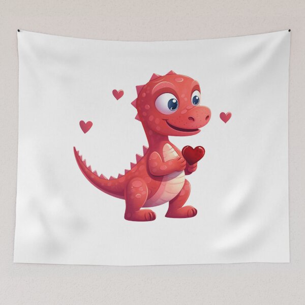 Item preview, Valentine's Day Gift for Kids Dinosaur with Heart designed and sold by StanPera.