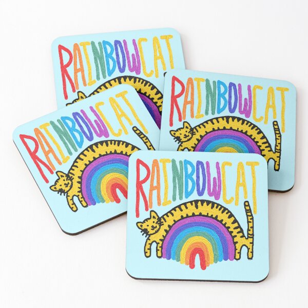 Item preview, rainbow cat designed and sold by zzzozzo.