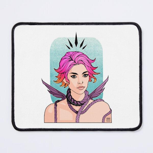 Item preview, Anime Non Binary Angel with Wings  designed and sold by ObsidianDaz.
