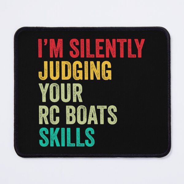 Item preview, RC Boats Lovers Gift, Funny I'm Silently Judging Your RC Boats Skills designed and sold by vzrnmichsudops.