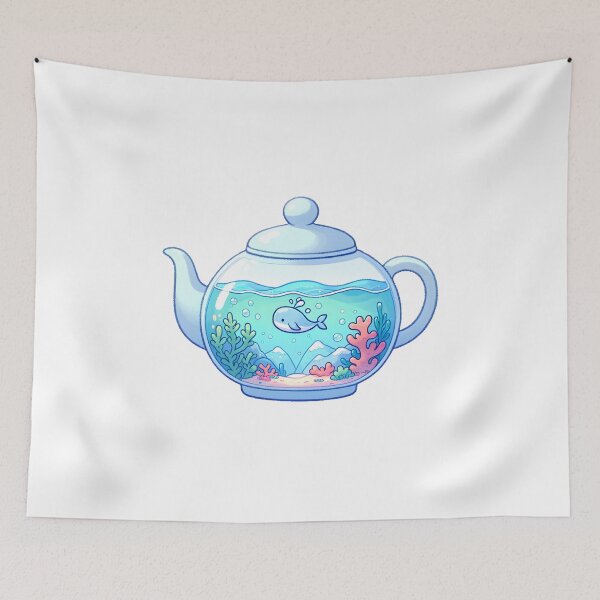 Item preview, Oceanic Scene Teapot  designed and sold by UmbrellaStudio1.
