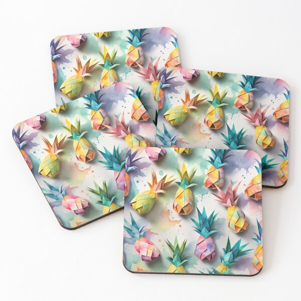 Item preview, Origami Pineapples Pattern designed and sold by ShaViArt.