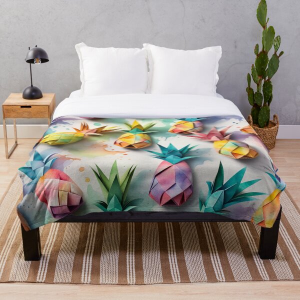 Item preview, Origami Pineapples Pattern designed and sold by ShaViArt.