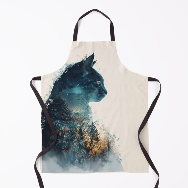 Item preview, Night Cat Double Exposure designed and sold by Ewa Miller.