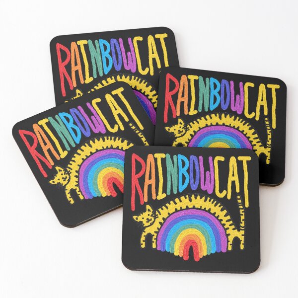 Item preview, rainbow cat designed and sold by zzzozzo.