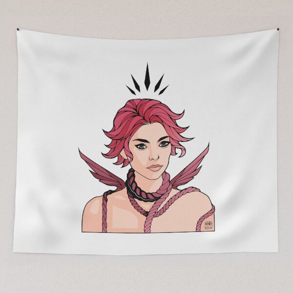 Item preview, Anime Non Binary Angel with Wings  designed and sold by ObsidianDaz.