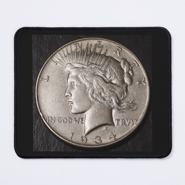 Item preview, 1934 Peace Dollar VF-XF Cleaned designed and sold by coinsxcrochet.