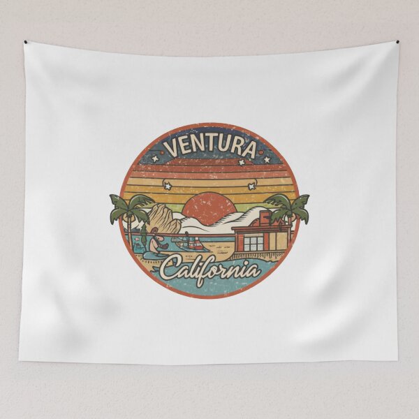 Item preview, Ventura, California | Different sunset in italics designed and sold by CircinusStore.