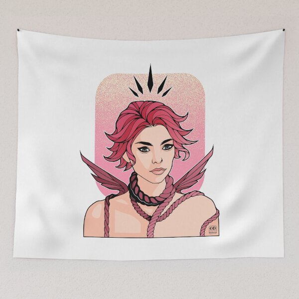 Item preview, Anime Non Binary Angel with Wings  designed and sold by ObsidianDaz.