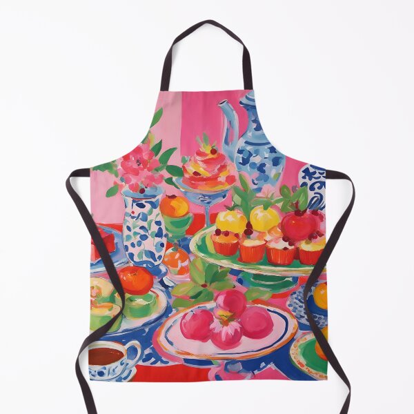 Item preview, Preppy tea and cakes designed and sold by SophieClimaArt.