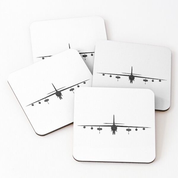 Item preview, Airplane - B-47 Stratojet Bomber - Front - SIlhouette - BlackX 300 designed and sold by Military Insignia Products.