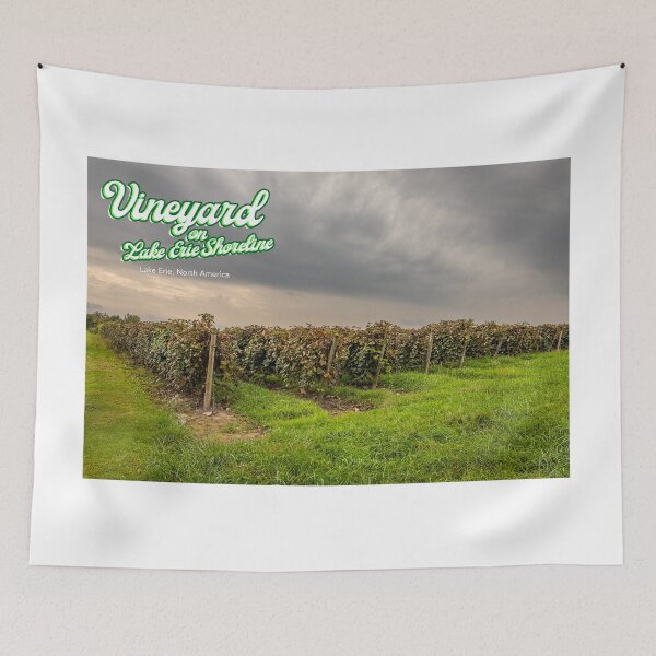 Item preview, Vineyard on Lake Erie Shoreline designed and sold by GestaltImagery.