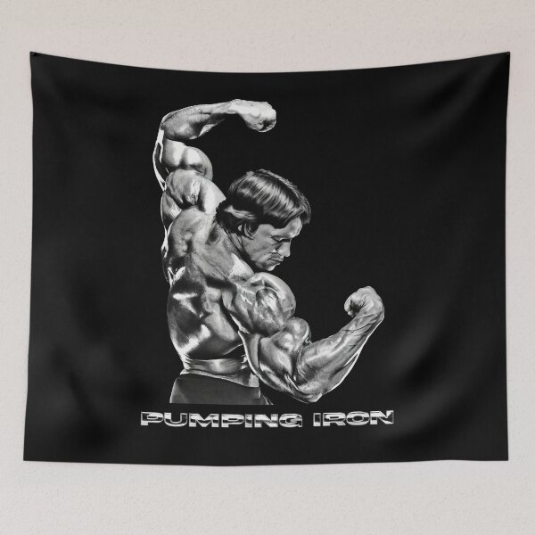Item preview, Pumping Iron. Arnold Schwarzenegger Fan art. designed and sold by HuzaifaNaveedh.