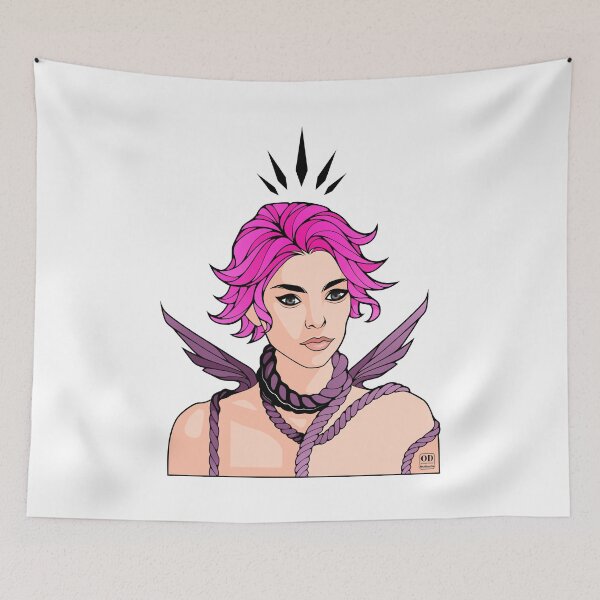Item preview, Anime Non Binary Angel with Wings  designed and sold by ObsidianDaz.