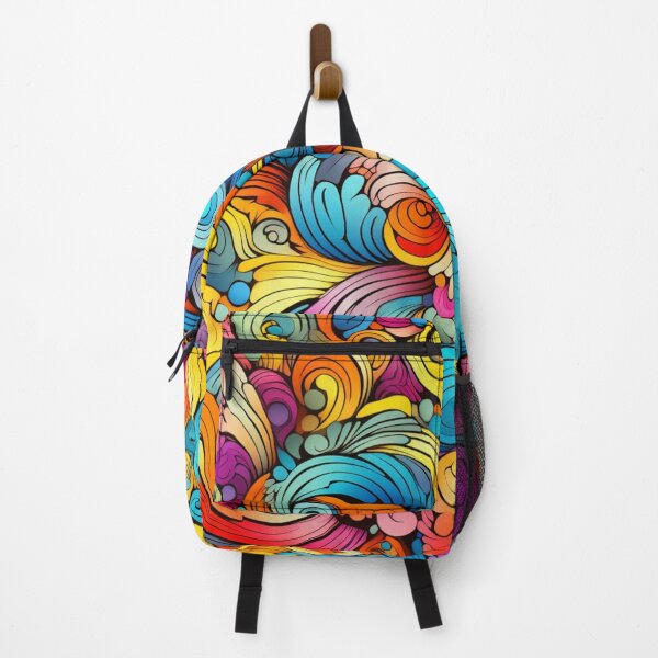 Item preview, So bright and happy colors in swirly pattern designed and sold by liana campbell.