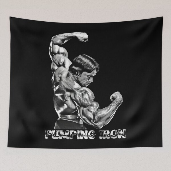 Item preview, Pumping Iron. Arnold Schwarzenegger Fan art. designed and sold by HuzaifaNaveedh.