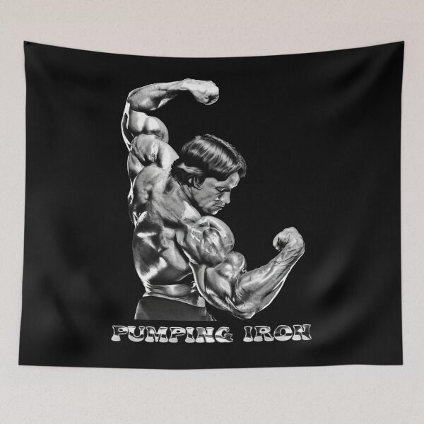 Item preview, Pumping Iron. Arnold Schwarzenegger Fan art. designed and sold by HuzaifaNaveedh.