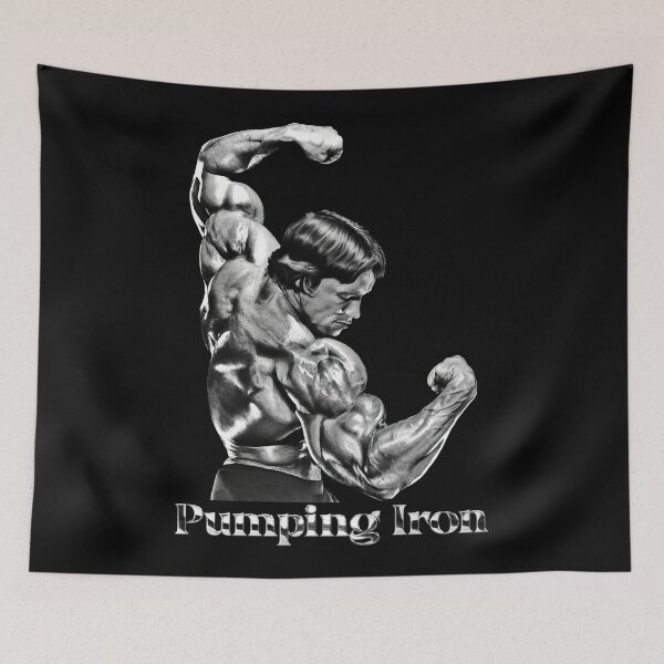 Item preview, Pumping Iron. Arnold Schwarzenegger Fan art. designed and sold by HuzaifaNaveedh.