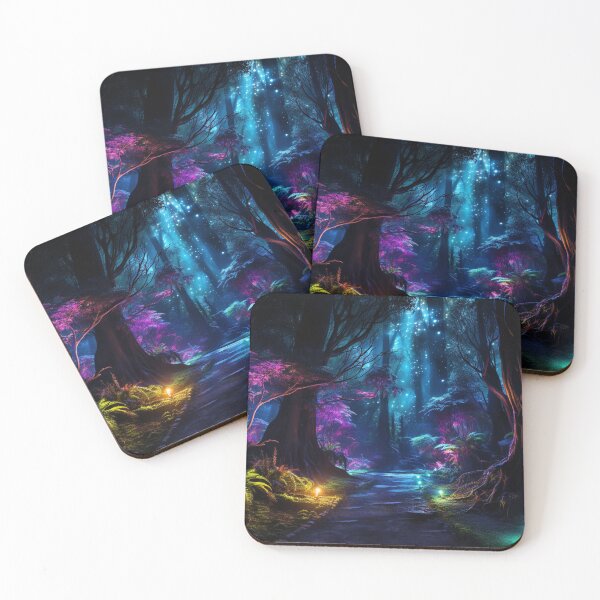 Item preview, Dreamscape - Fantasy, Dreamscapes, Bioluminescent, Illuminated, Imaginative, Realm designed and sold by Fantasy Masterpiece.