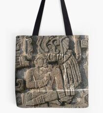 Xochicalco Sun Temple - High Relief Image Tote Bag