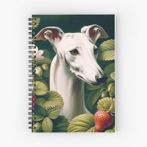 Item preview, Portrait of a greyhound designed and sold by ClumsyClouds.