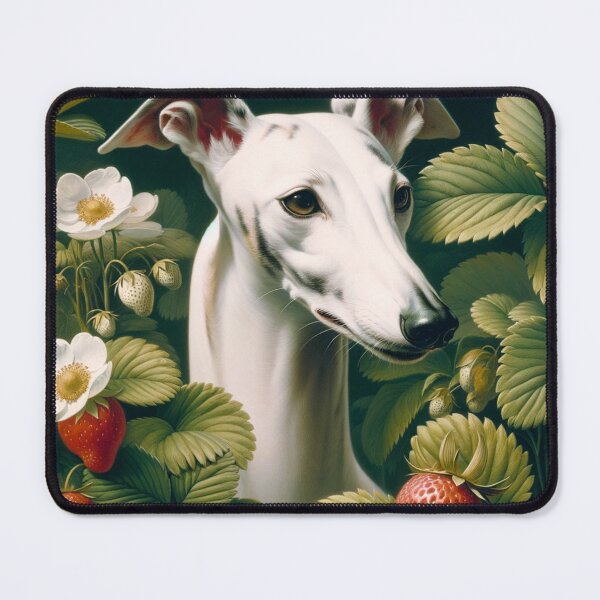 Item preview, Portrait of a greyhound designed and sold by ClumsyClouds.
