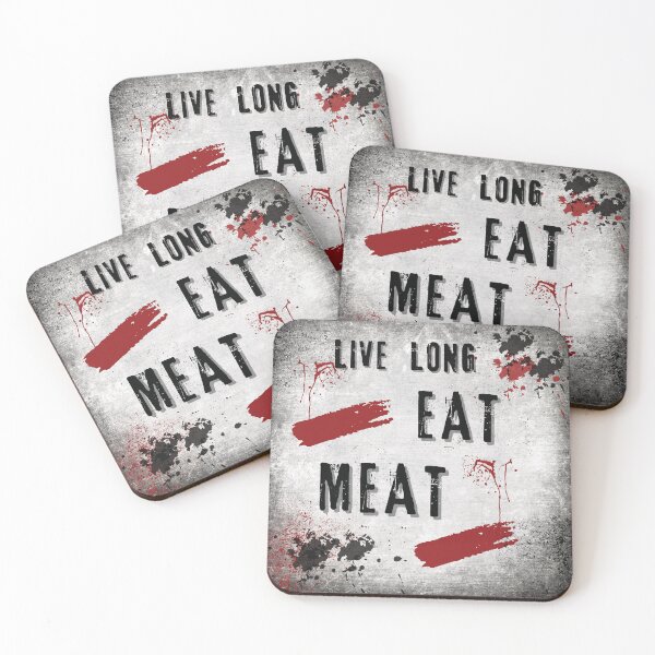 Item preview, LIVE LONG EAT MEAT designed and sold by FinalCut55.