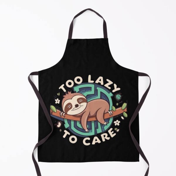 Item preview, Funny sloth in the maze Too lazy to care designed and sold by BlueGoldArt.