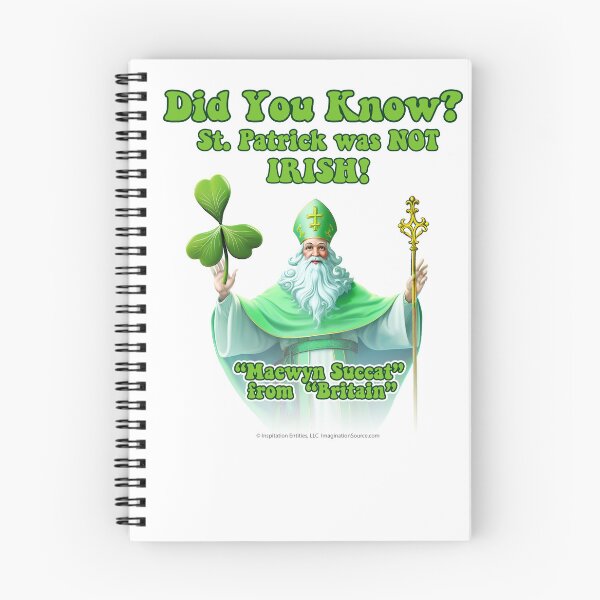 Artikelvorschau, Wussten Sie, dass St. Patrick NICHT IRISCH war? - Heiligenhaftes Bild entworfen und verkauft von The Imagination Source™.