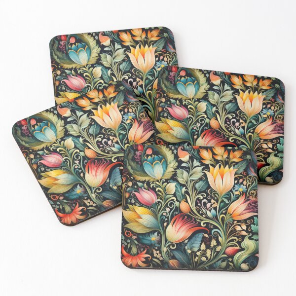 Item preview, Pretty Vintage style floral pattern designed and sold by liana campbell.