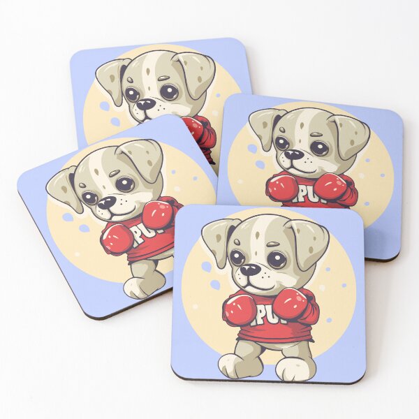 Item preview, Knockout Cuteness: The Charming Boxer Dog in the Ring of Humor designed and sold by coserkan.