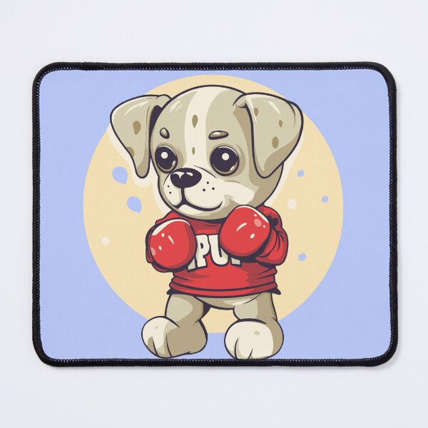 Item preview, Knockout Cuteness: The Charming Boxer Dog in the Ring of Humor designed and sold by coserkan.