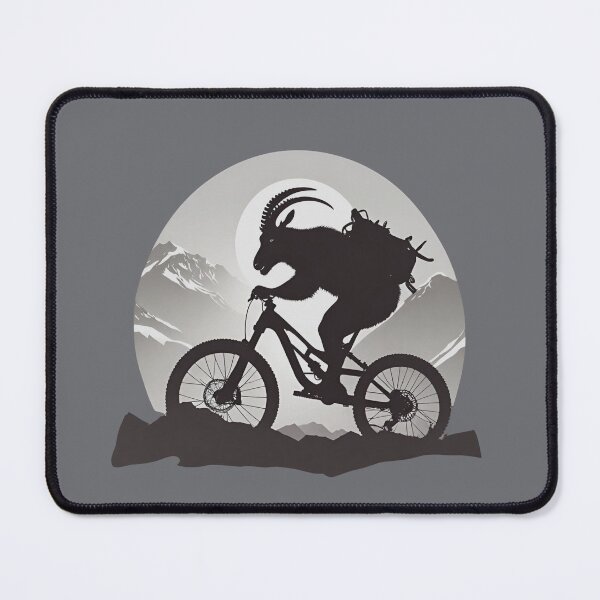 Item preview, Mountain Biking Goat Trailblazer designed and sold by LittleGnomad.