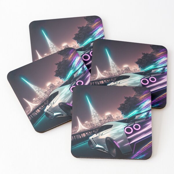 Item preview, Neon Velocity: Abstract Nissan GTR Artistry designed and sold by iQuorra.