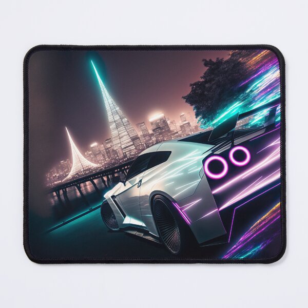 Item preview, Neon Velocity: Abstract Nissan GTR Artistry designed and sold by iQuorra.