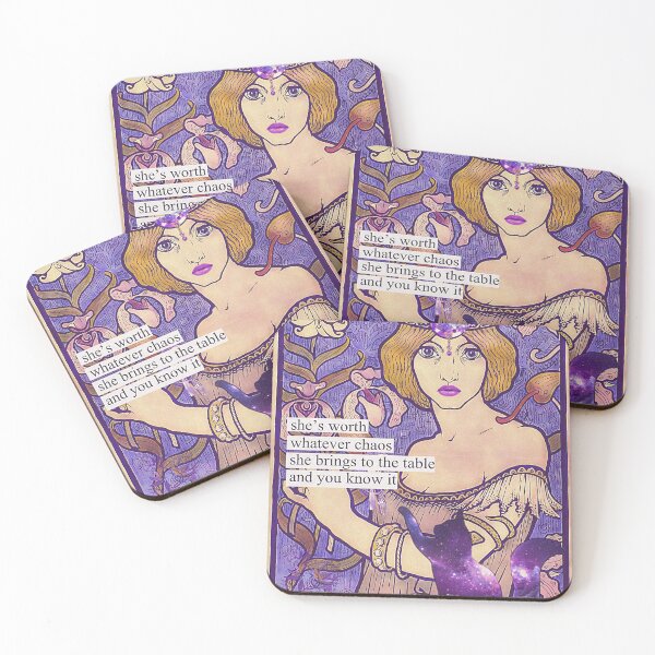Item preview, She's Worth the Chaos designed and sold by Lisa Marie Mercer.