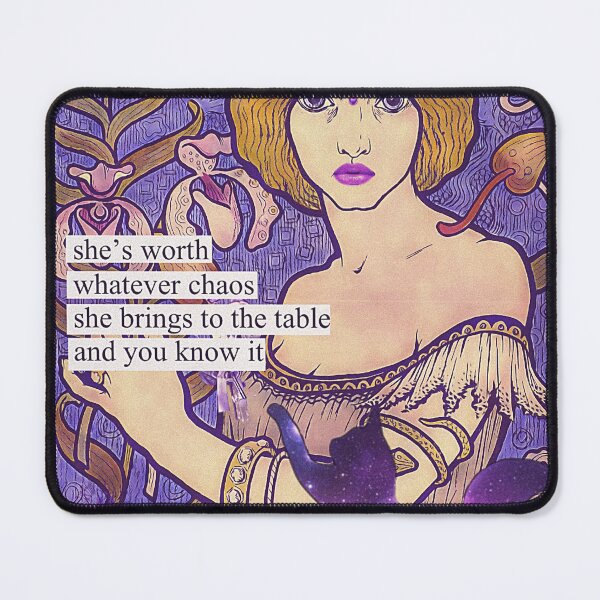 Item preview, She's Worth the Chaos designed and sold by Lisa Marie Mercer.