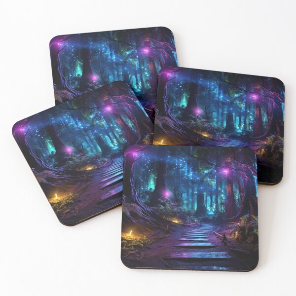 Item preview, Dreamscape - Fantasy, Dreamscapes, Bioluminescent, Illuminated, Imaginative, Realm designed and sold by Fantasy Masterpiece.