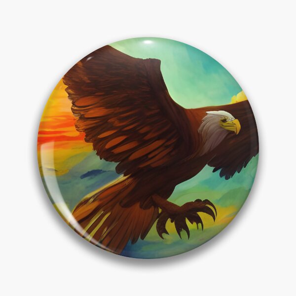 Item preview, The Majestic Eagle In All Of Its Glory At Sunrise designed and sold by Paw's Arts.