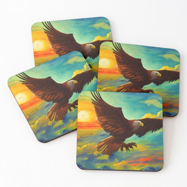 Item preview, The Majestic Eagle In All Of Its Glory At Sunrise designed and sold by Paw's Arts.