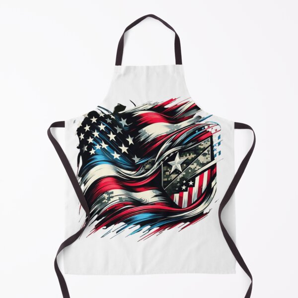 Item preview, US military anstract art with US flag blend designed and sold by Red, White & Blue Glory.