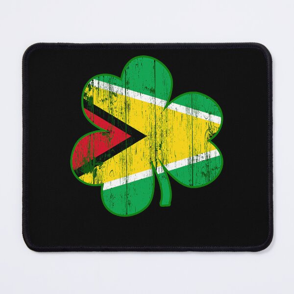 Item preview, Guyanese Flag Irish Shamrock St Patricks Day designed and sold by BalladOfZeus.