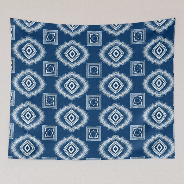 Item preview, Flower Geometric Blue Colorful #28 designed and sold by Pawimon.
